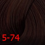 Estel DeLuxe 5/74 Светлый шатен коричнево-медный Estel DeLuxe 5/74 Светлый шатен коричнево-медный